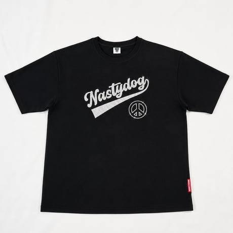 Rhinestone Script Tee(Black/White)