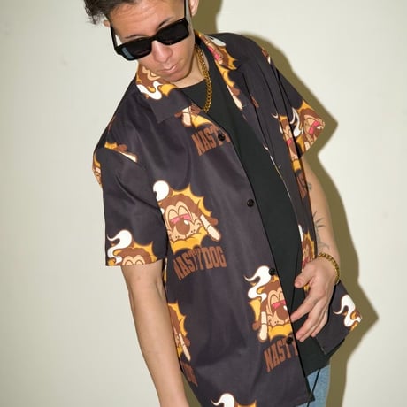 ND Aloha Shirts (Black/Beige)