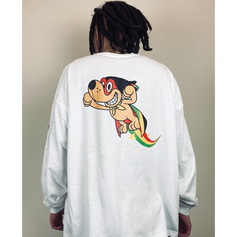 LS SuperHero Tee(White) | NastyDog OnlineStore