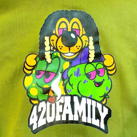 420family Zip Hoodie(Green)