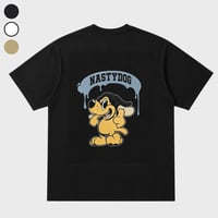 Honey Letter Tee (Black/White/Brown)