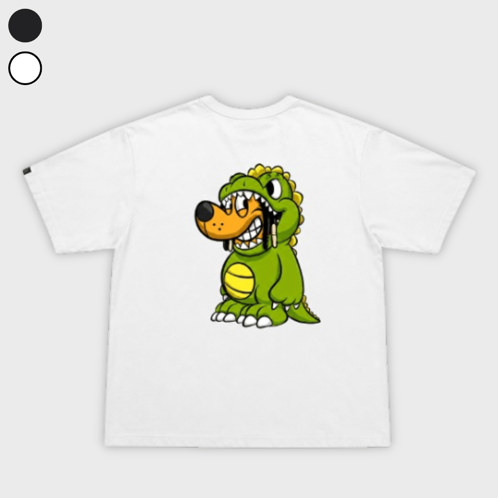 mdmacreative kです着用　swag Kaiju Tee (White) | NastyDog Official Site（ナスティ