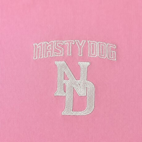Embroidery Team Logo Tee(Pink)