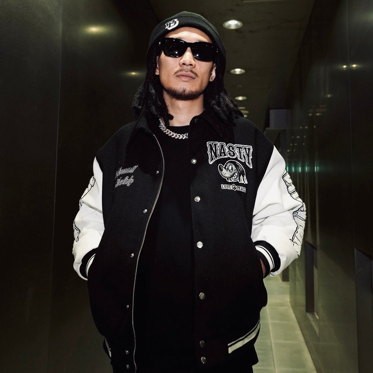 NASTYDOG バスケットボール フード付きジャケット ND Player Stadium Hoodie (Black) | NastyDog Onl