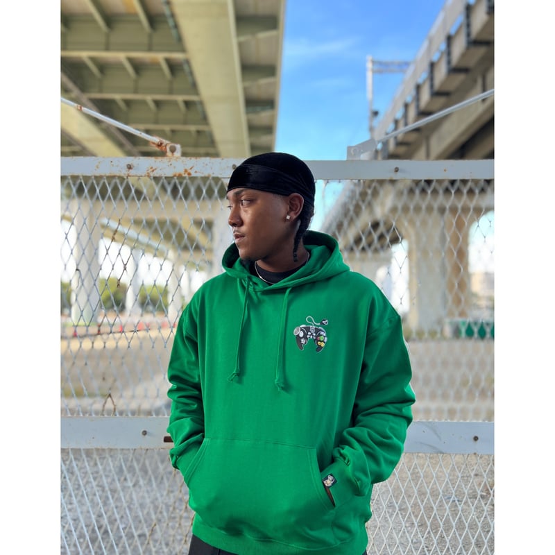 NastyDog ナスティードック　Pixel Hoodie (Green) Pixel Hoodie (Green) | NastyDog OnlineStore
