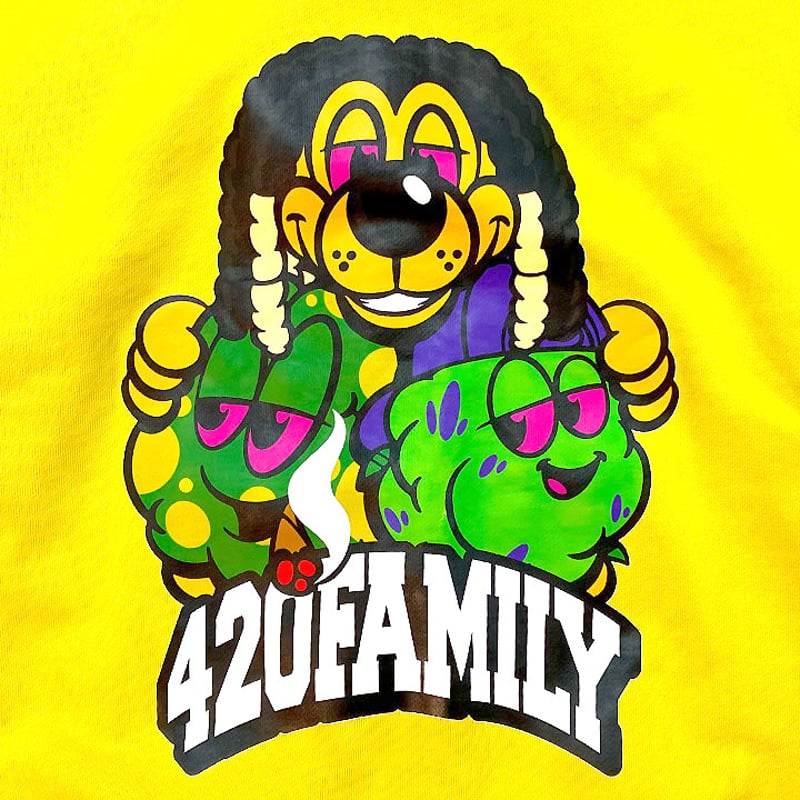 420family Zip Hoodie(Yellow) | NastyDog OnlineS