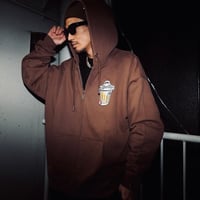 ThugLife ZipHoodie（Brown）