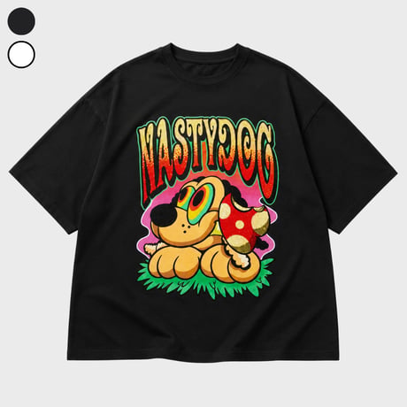 Rhinestone Trip Tee (Black/White)