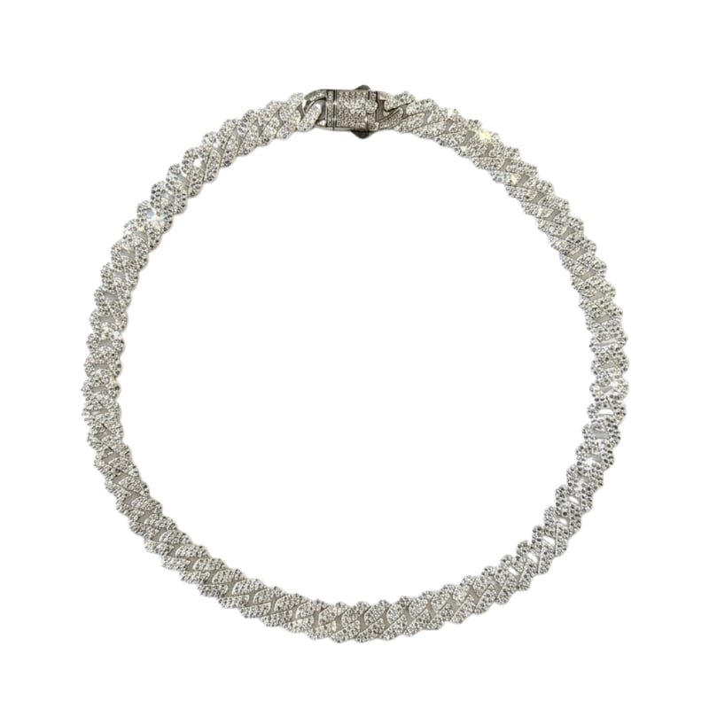 アクセサリー NASTYDOG Miami Cuban Links Necklace Silver Miami Cuban Links Necklace | NastyDog On