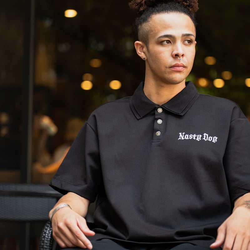 ナスティードッグ Original SS PoloShirt(Black) | NastyDog OnlineS