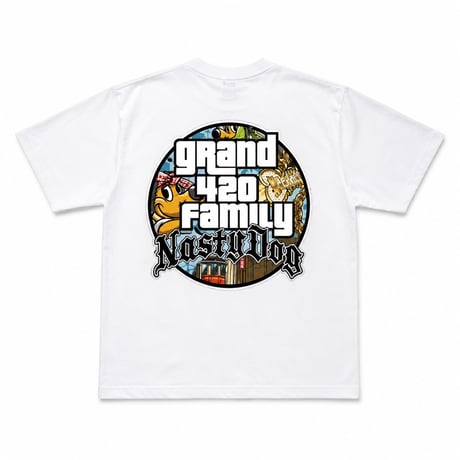 420Family Tee (Black/White)