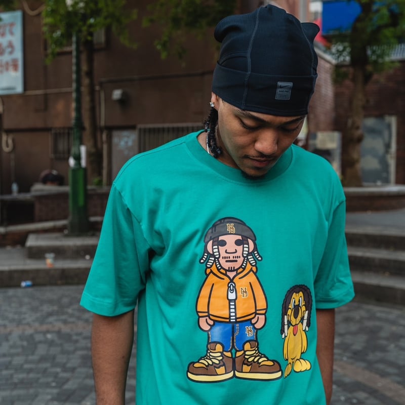 【新品未使用】ナスティードッグ MY&minidog Tee Tシャツ Lサイズ 新品未使用】ナスティードッグ MY&minidog Tee Black Tシャツ L
