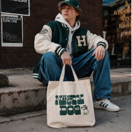 Retrologo Totebag(Black/Natural)