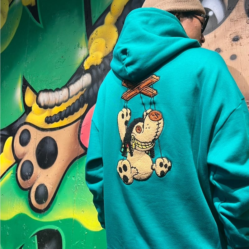 NastyDog 犬のマリオネットデザイン パーカー NastyDog 犬のマリオネットデザイン パーカー Marionette Hoodie
