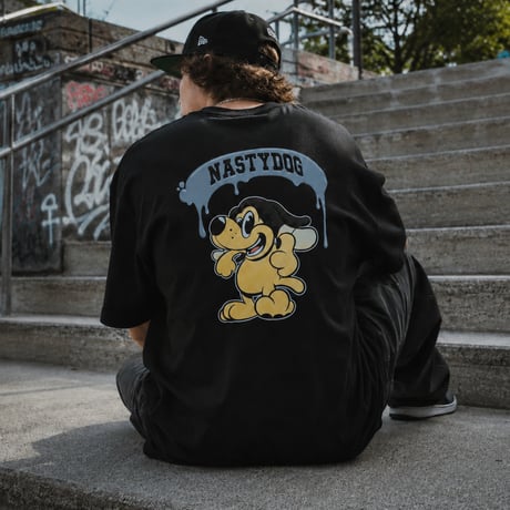Honey Letter Tee (Black/White/Brown)