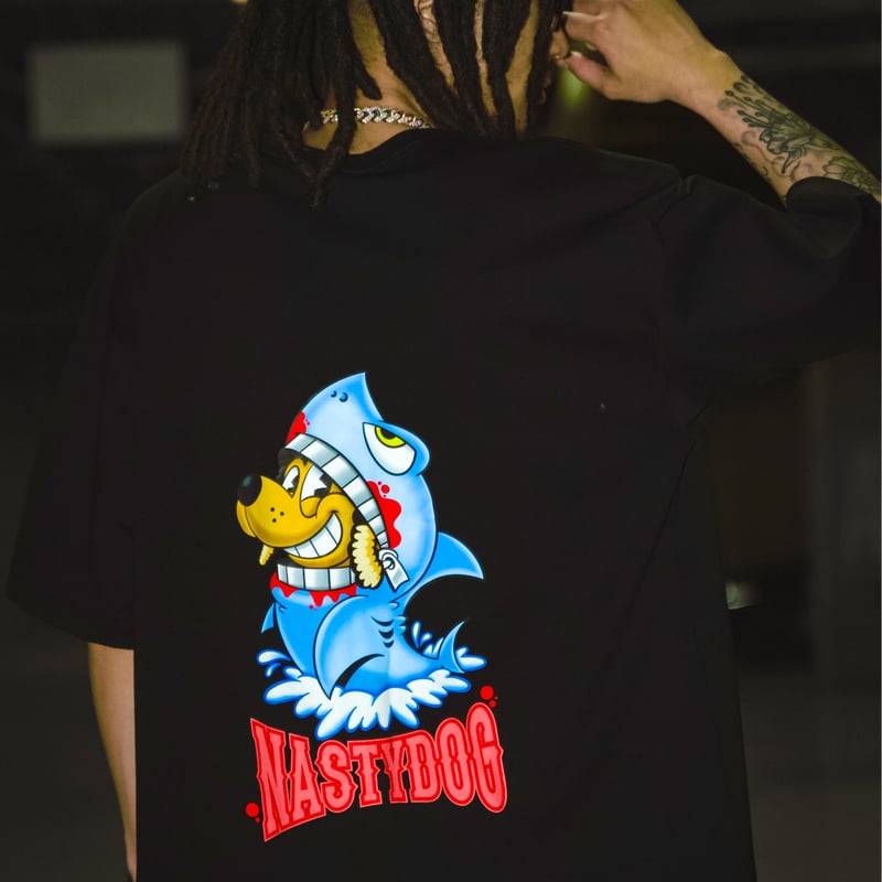 NASTYDOG 警察犬デザイン Tシャツ Basket Tee(Black) | NastyDog OnlineStore