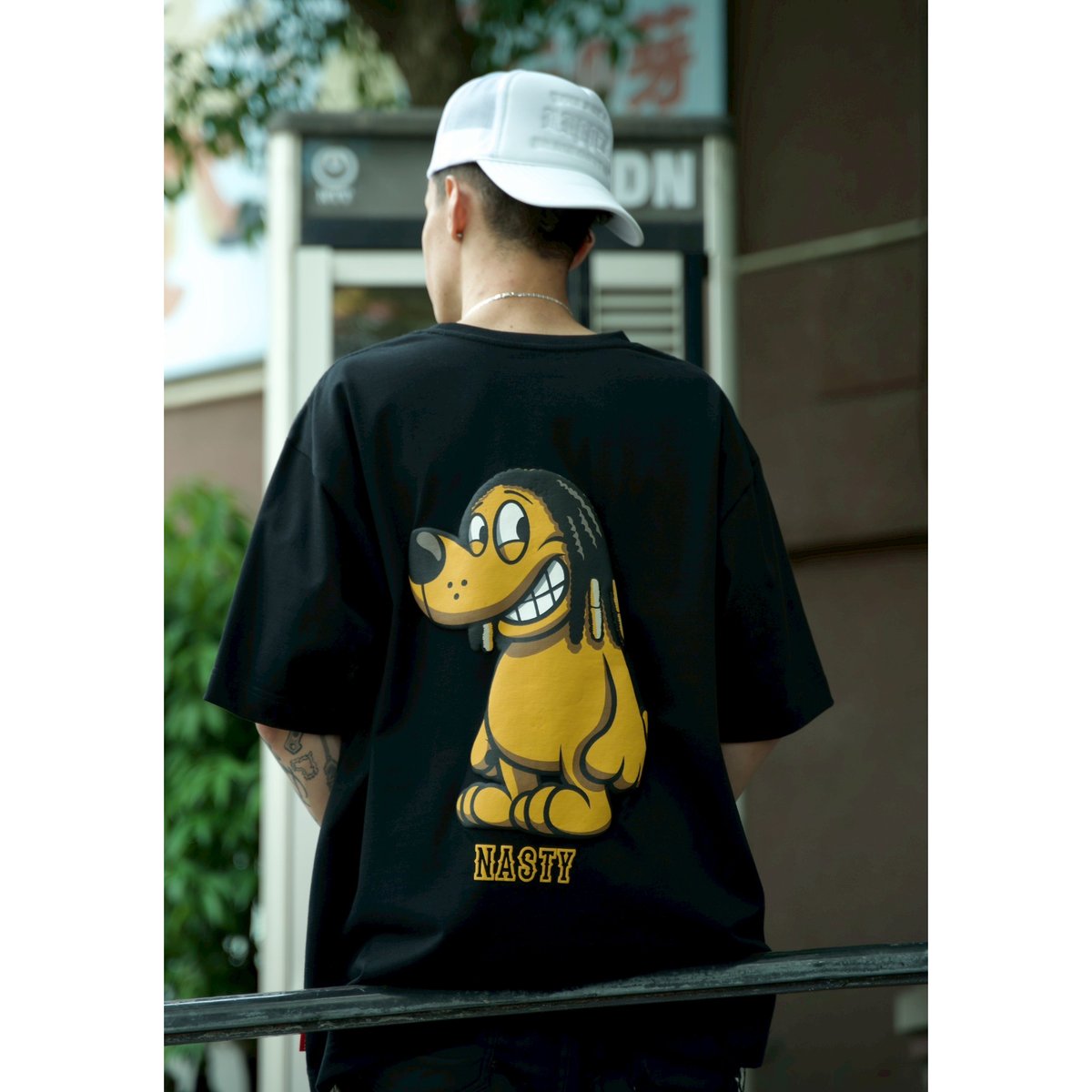 NASTY DOG 犬キャラクター Tシャツ L Nasty Dog 犬キャラクター Tシャツ Lサイズ ガードマン