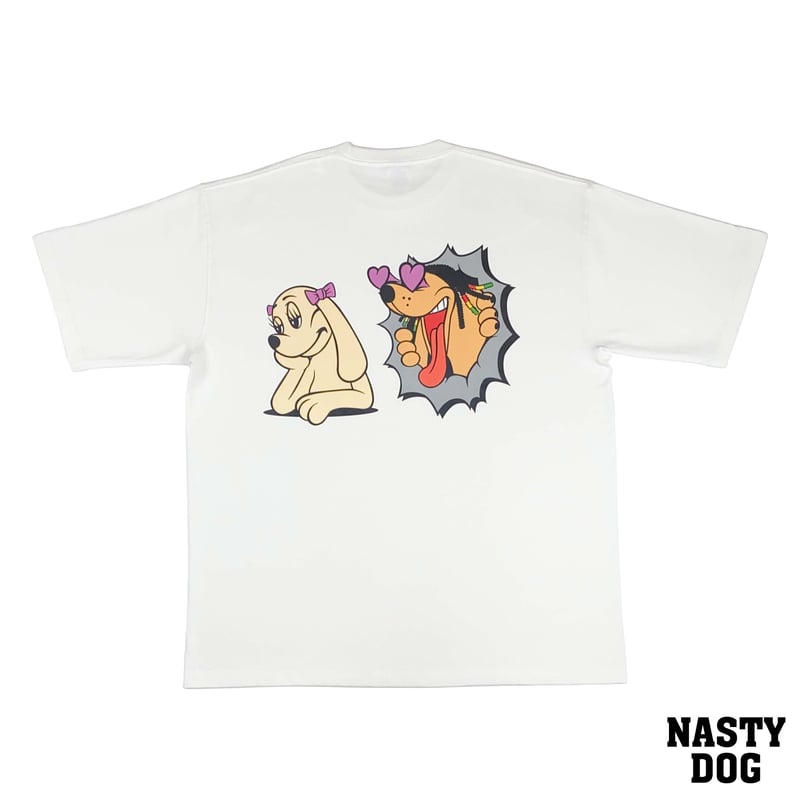 NastyDog ナスティードッグLove Dog Tee White tシャツ - Tシャツ