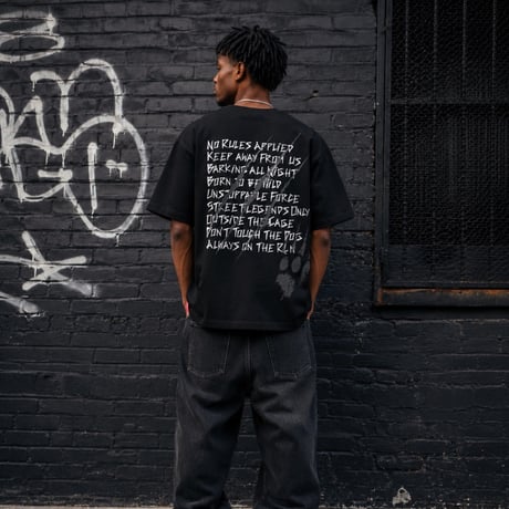 Hand Writing Tee(Black)
