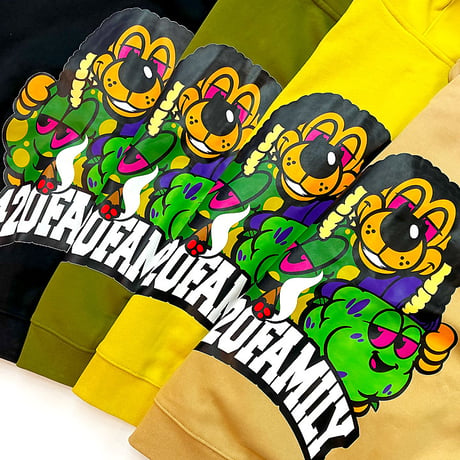 420family Zip Hoodie(Green)