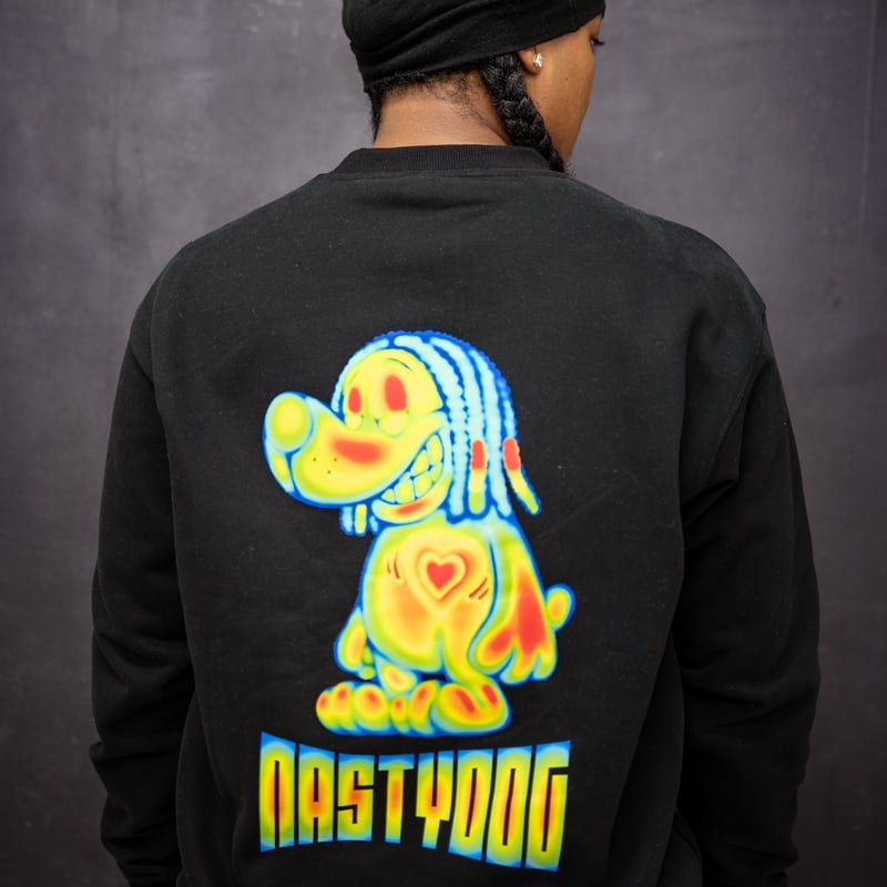 thermo dog Crewneck(Black) | NastyDog OnlineStore