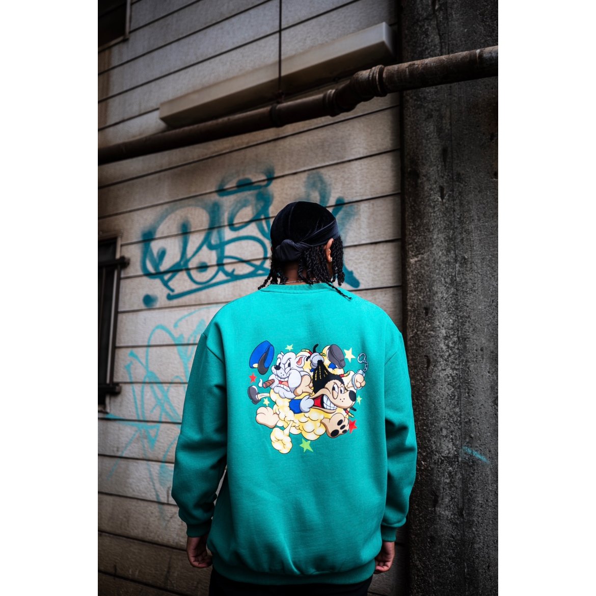 【完売品】nastydog BattleDog Crewneck (Green) 完売品】nastydog BattleDog Crewneck (Green) 完売品】nastydog