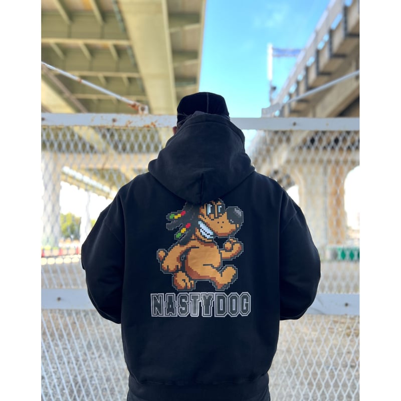 Pixel Hoodie (Black) | NastyDog OnlineStore