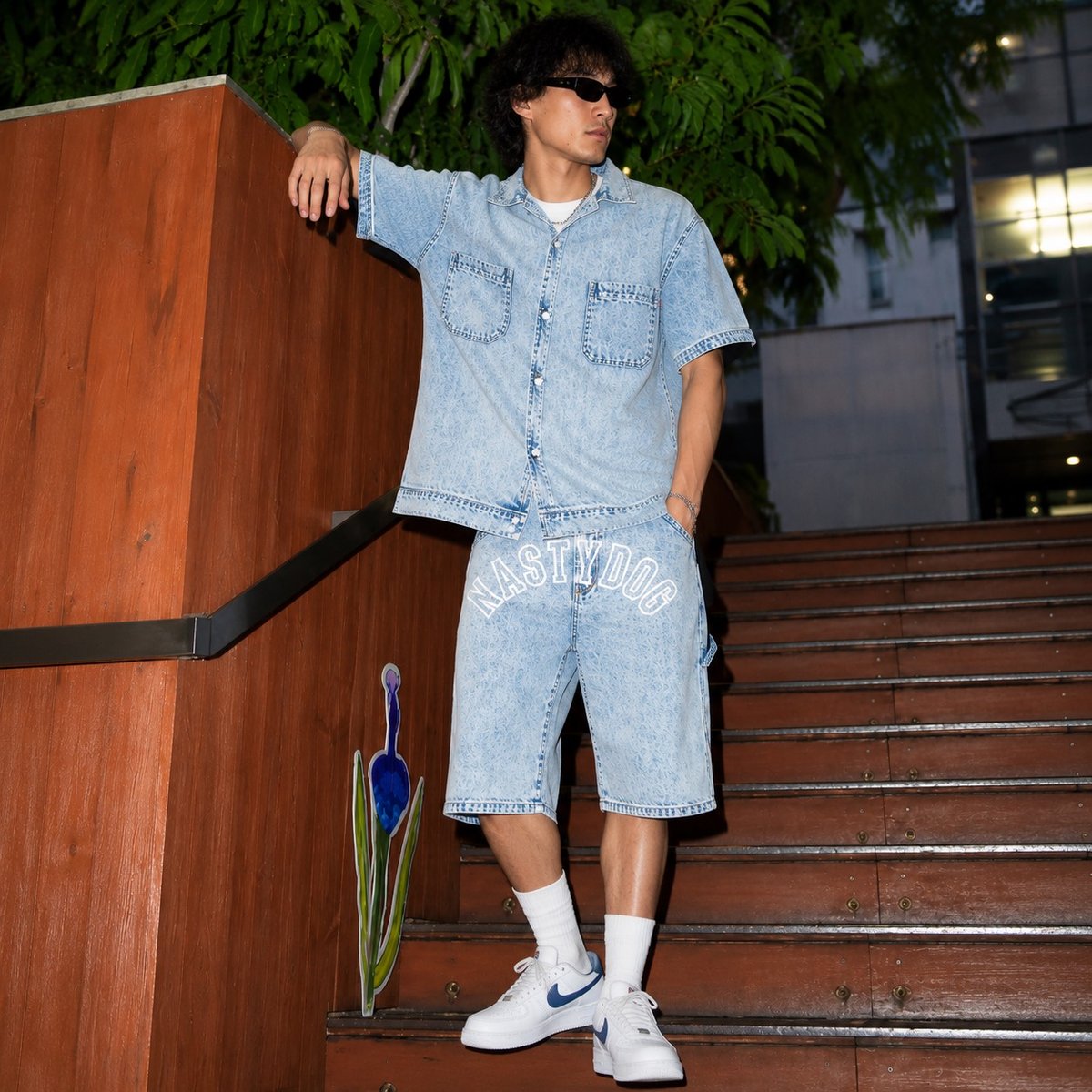 ナスティードック デニムセットアップ ND S/S Denim Setup | NastyDog -OUTLET SITE-