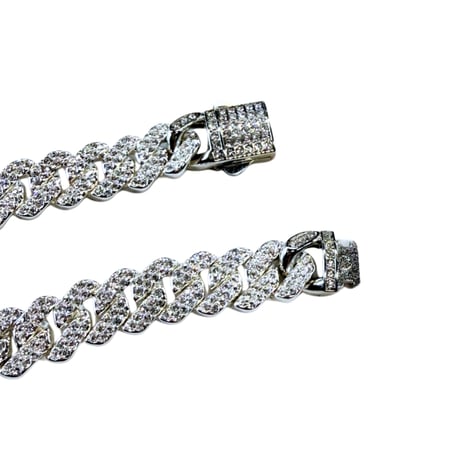 Silver Miami Cuban Links Bracelet