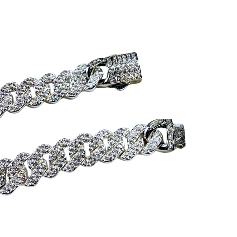 Nasty Dog ナスティードッグ マイアミキューバンリンクスブレスレット Silver Miami Cuban Links Bracelet | NastyDog On