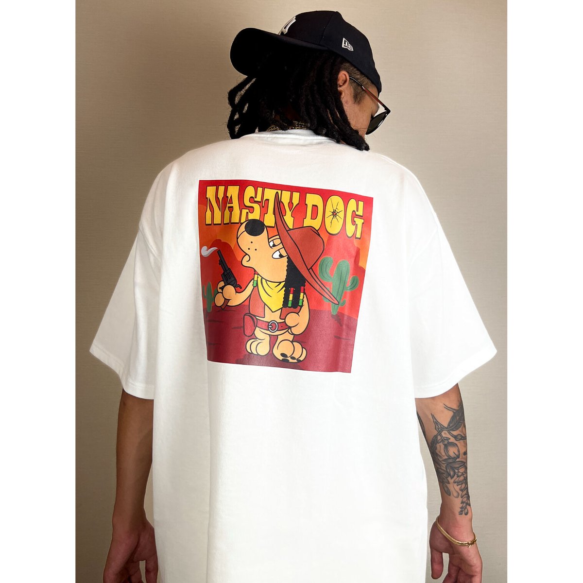 GunMan Dog Tee (White)