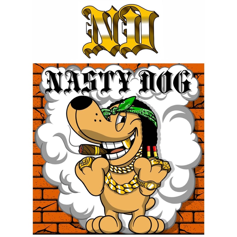NastyDog/ GangDog Hoodie (WineRed)