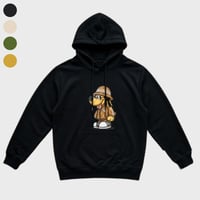 b-boy dog Hoodie (Black/Beige/Khaki/Mustard)