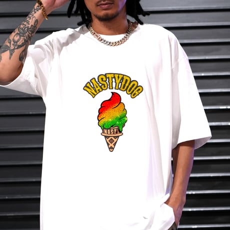 Rhinestone Ice Tee (Black/White)