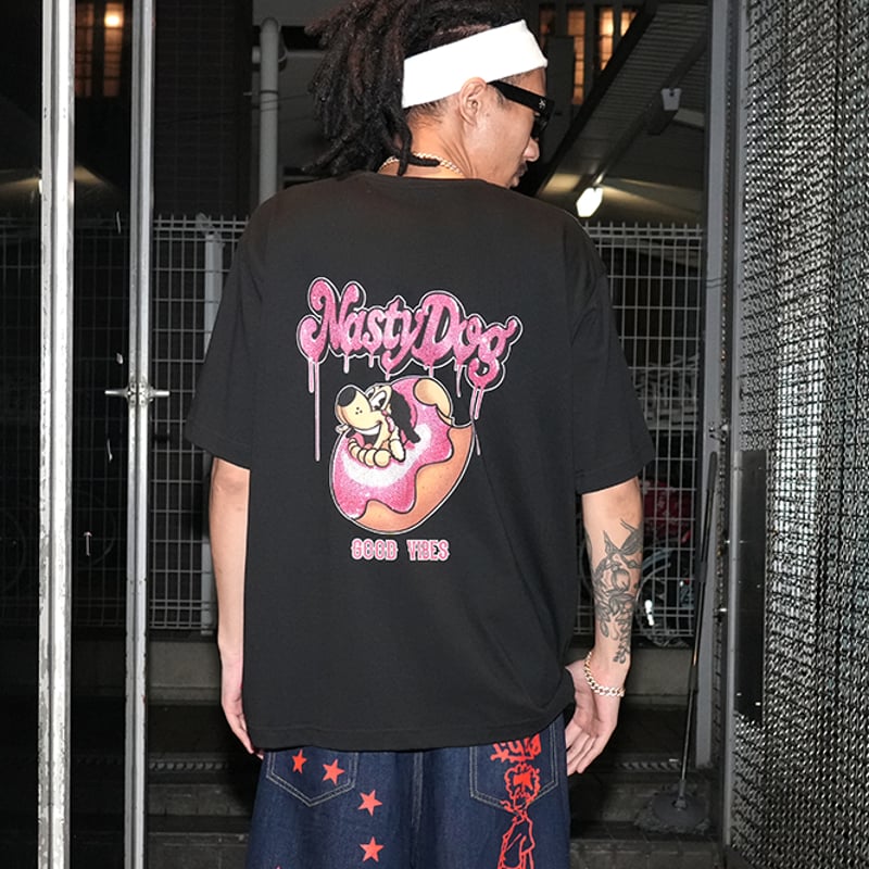 NASTY DOG ラインストーンTシャツ Rhinestone Tee | NastyDog OnlineStore