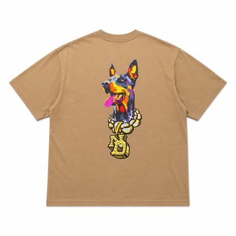doberman Tee (Black/White/Brown)