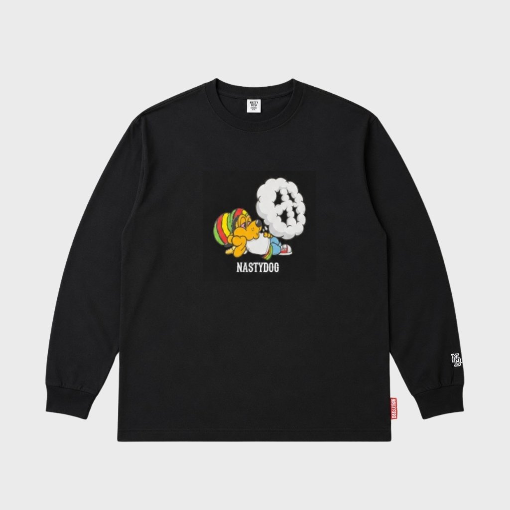 Chill LS Tee (Black) | NastyDog -OUTLET SITE-