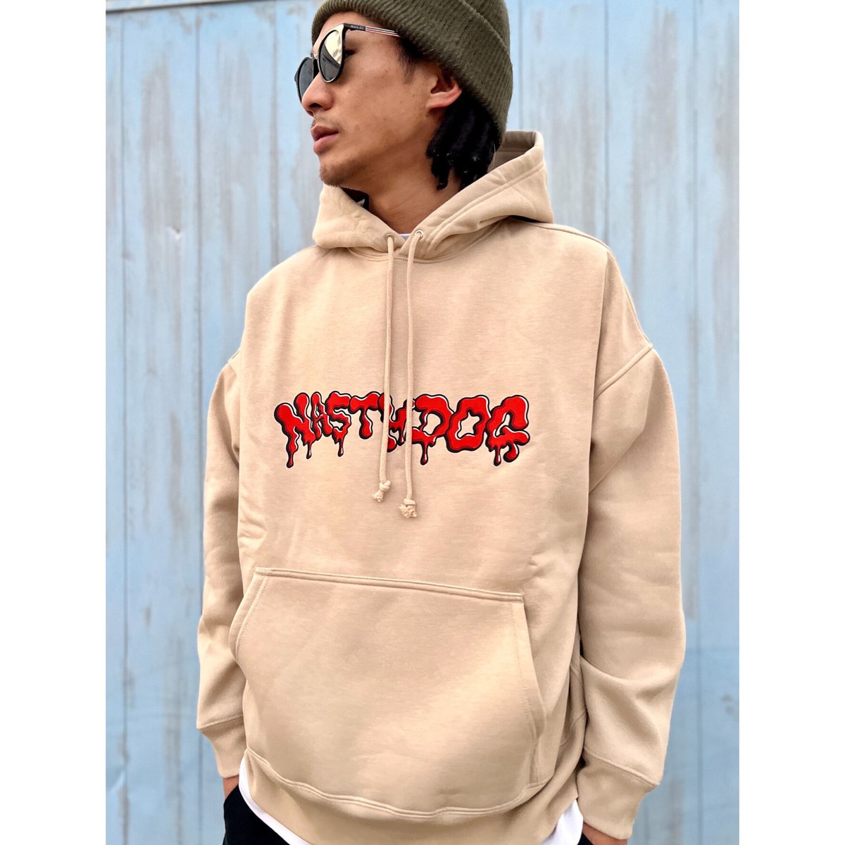 JunkyDog Hoodie (Beige) | NastyDog OnlineStore