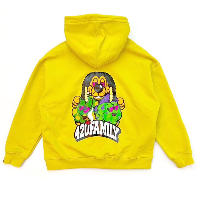 420family Zip Hoodie(Yellow) | NastyDog OnlineS