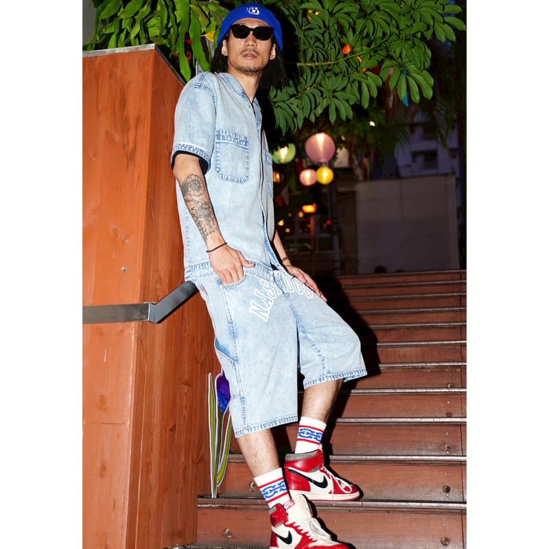 【Nissy着用】URU デニムセットアップ ベスト Naptime org.jpg