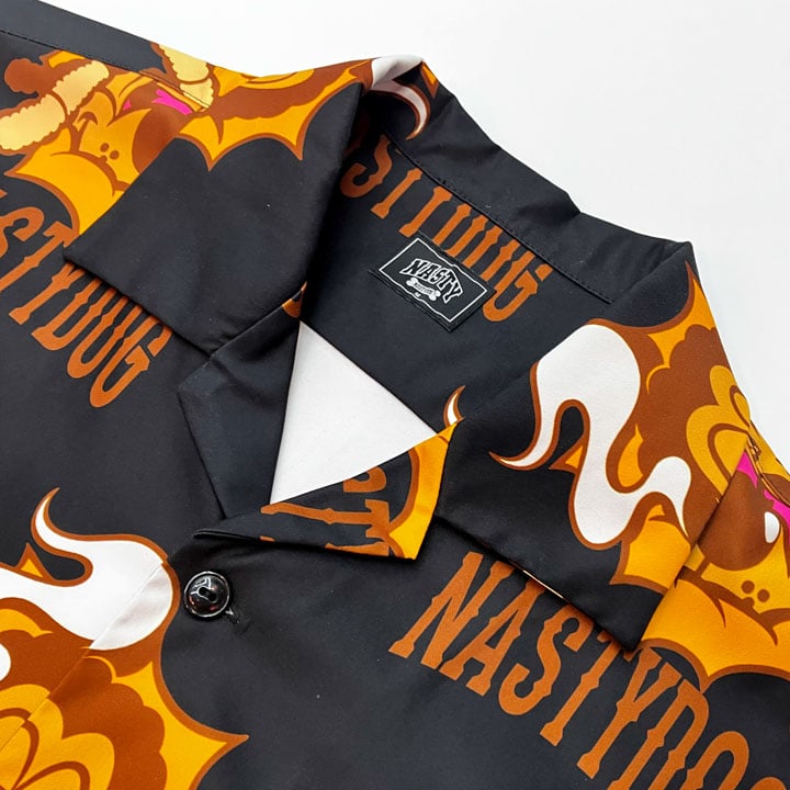 NASTYDOG アロハシャツ ND Aloha Shirts(Black) | NastyDog OnlineStore