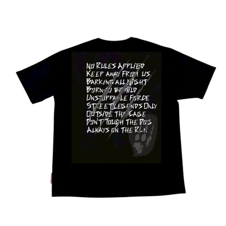 Hand Writing Tee(Black)