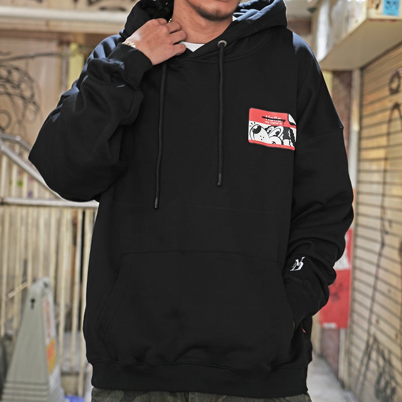 HelloSticker Hoodie(Black) | NastyDog OnlineStore