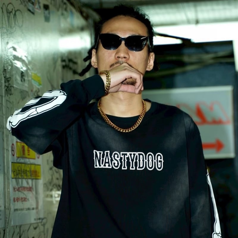 Skull LS Tee (Black) | NastyDog OnlineStore