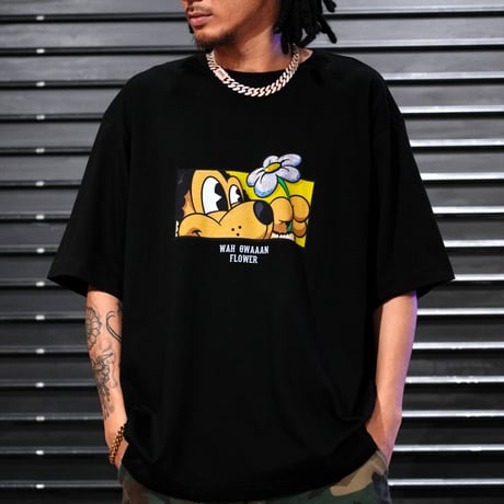 ND Flower Tee (Black/White)