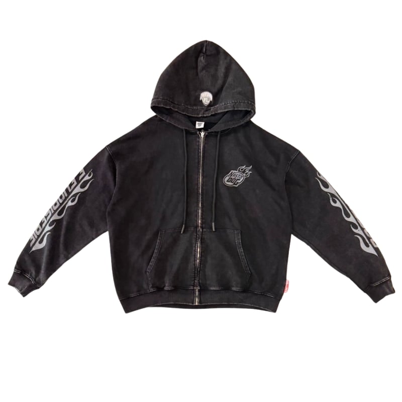 FL×ND Hotrod ZipHoodie Setup (Black) | NastyDog