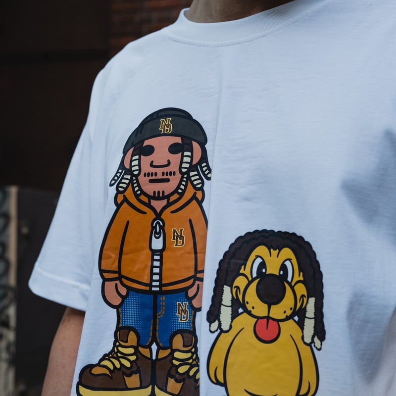 MY&minidog Tee(White) | NastyDog OnlineStore