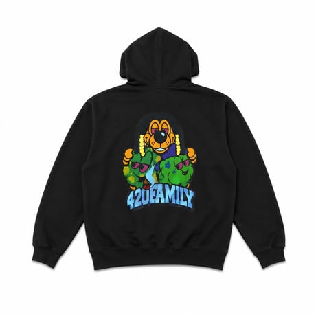 420family Zip Hoodie (Beige/Yellow/Green)