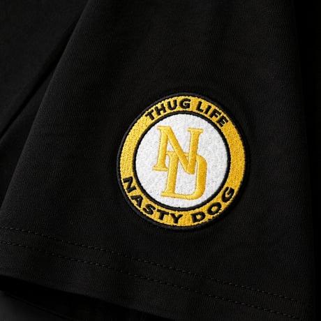 Embroidery Team Logo Tee(Black)
