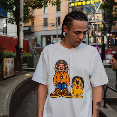 MY&minidog Tee (Black/White/Green)